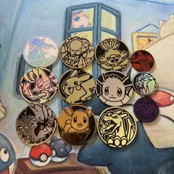 Lot of 12x Official Pokemon TCG Coins (No Duplicates) - Image 3