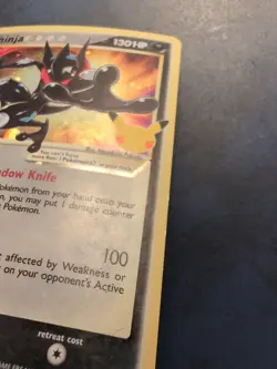 1x Pokemon Greninja Gold Star Celebrations 144 Promo SWSH144 Moderately Played - Image 3