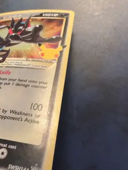1x Pokemon Greninja Gold Star Celebrations 144 Promo SWSH144 Moderately Played - Image 4