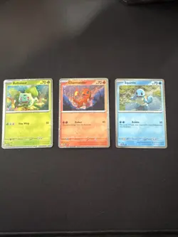 Promo Set Bulbasaur 46 Charmander 47 Squirtle 48 -Near Mint- Pokemon TCG - Image 1