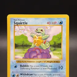 Pokemon Squirtle 063/102 Base Set (Shadowless) Regular - Image 2
