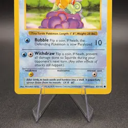 Pokemon Squirtle 063/102 Base Set (Shadowless) Regular - Image 3