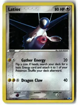 Latios ⭐ 2/10 Holo EX Trainer Kit Latios 2004 Pokemon NM - Image 1