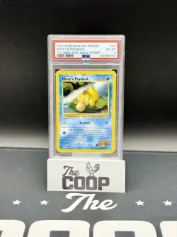 Pokemon promo Misty's Psyduck (gold stamp) Gym Heroes 54/132 Psa 4 new slab - Image 1