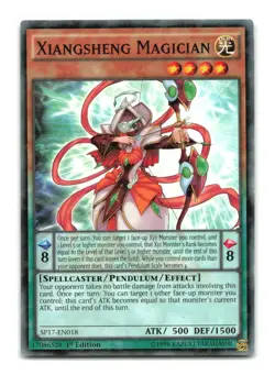 Xiangsheng Magician (Starfoil) - SP17-EN018 1st Edition Rare - YuGiOh-LP - Image 1