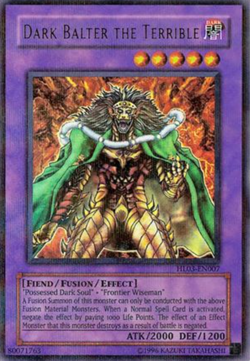 1X LP Dark Balter the Terrible - HL03-EN007 - Parallel Ultra Rare 1st Edition - Image 1