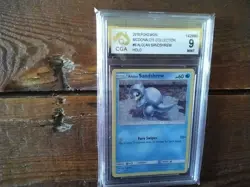 2019 Pokemon Cards promo Holo mcdonalds 4/12 sandshrew sr ex gx graded card b4 - Image 1
