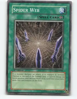 Spider Web #SOVR-EN045 1st Edition Yugioh Card - Image 1