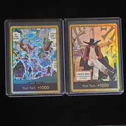 DON!! Card (Egghead / Dracule Mihawk) (Gold) - The Azure Sea's Seven (OP14) - Image 1