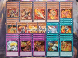 Yugioh Complete Volcanic Deck 40 Cards Emperor Trooper Complete **HOT** + Bonus - Image 1