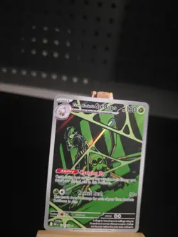 Pokemon Card Team Rocket's Spidops #187 Destined Rivals Holo English - Image 2