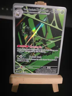 Pokemon Card Team Rocket's Spidops #187 Destined Rivals Holo English - Image 4
