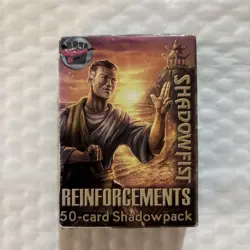 Shadowfist Dynamic Card Game Reinforcements 50 card Shadowpack Sealed - Image 1