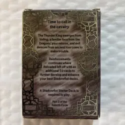 Shadowfist Dynamic Card Game Reinforcements 50 card Shadowpack Sealed - Image 2
