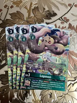 Digimon Card Game Playset EX4-034 Lopmon Alternate Art - Image 1