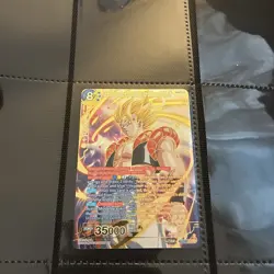 Bandai SS Gogeta, Sparking to Utmost Limit Critical Blow SPR Holo Battle Card - Image 2