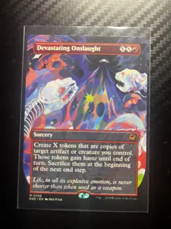 ~ Devastating Onslaught (Borderless) ~ NM ~ Edge of Eternities ~ MTG ~ - Image 1