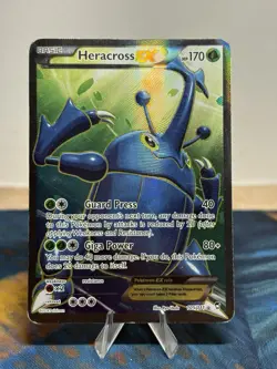 Heracross EX 105/111 Full Art XY Furious Fists 2014 Textured Pokemon Card MP - Image 1
