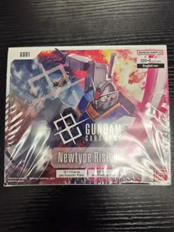 Gundam Card Game GD01 Newtype Rising Booster Box English Slight Box Bulge - Image 1