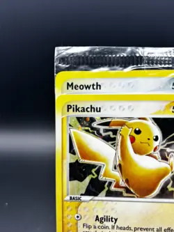 2003 2 CARD SEALED PACK Pikachu 12 & Meowth 13 HOLO Black Star Rare Promo - Image 3