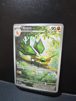 VIBRAVA 206/191 Illustration Art Rare Surging Sparks Holo Pokemon Card TCG NM/M - Image 2