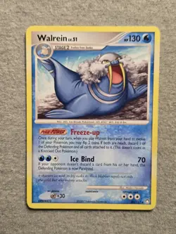 Walrein 39/123 Diamond & Pearl Mysterious Treasures Pokemon Card - Image 1