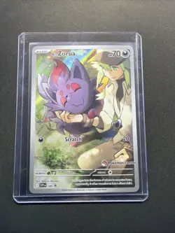 Pokemon TCG N's Zorua 189 Black Star Pokemon Center Stamped Promo Card - Image 1