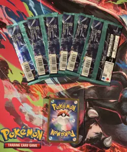 6 SEALED PACKS STELLAR MIRACLE JPN POKEMON WITH AR CARD #66 - Image 2
