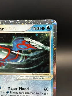 2003 Pokemon TCG Kyogre EX Holo Black Star Promo Card #001 Vintage - Image 5