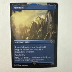 Magic the Gathering, Lord of the Rings, Rivendell (0344) - Regular Borderless - Image 1