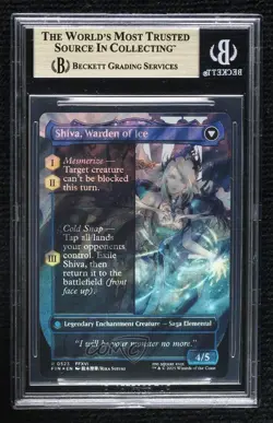 Surge Foil Jill Shiiva's Dominant Shiva Warden of Ice Magic Final Fantasy BGS 10 - Image 2