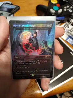 Noctis’s Death Magic (Foil) Damn MTG X Final Fantasy Secret Lair Grimoire - Image 1