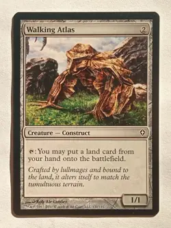 Magic MTG - Walking Atlas - Worldwake - NM - Image 1