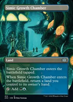 FOIL BORDERLESS SIMIC GROWTH CHAMBER NM! *DOUBLE MASTERS 2022* - Image 1