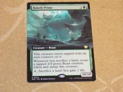 MTG Ext. Art Baloth Prime x1 Rare Edge of Eternities Commander NM Low S&H - Image 1