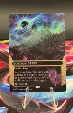 Echoing Deeps (0013) R (Borderless) [Edge of Eternities: Stellar Sights] Foil - Image 1