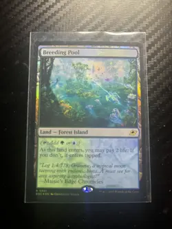 Breeding Pool (EOE) Foil land MTG R 0251 - Image 1