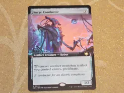 MTG Ext. Art Surge Conductor x1 Rare Edge of Eternities Commander NM Low S&H - Image 1
