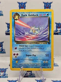 Dark Golduck Team Rocket 37/82 Pokemon MP - Image 1