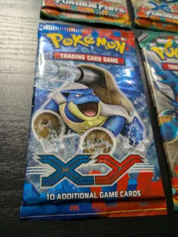 New & Sealed 4 Pokemon XY 10 Card Packs (3 Furious Fists, 1 Mega Blastoise) - Image 4