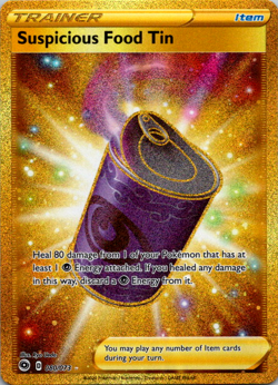 Suspicious Food Tin - 080/073 - Pokemon Champions Path Sword Shield Secret NM - Image 1