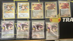Pokemon Celebrations Team Magma's Groudon Garchomp C lv x Cleffa Lot Of 9 Cards! - Image 1