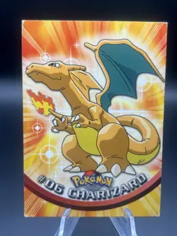 Charizard #6 Pokemon Topps TV Animation Series - Image 1