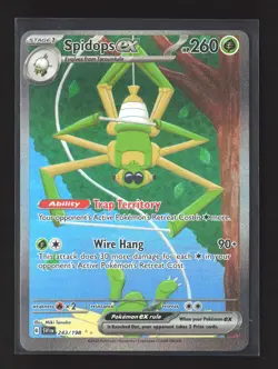 Pokemon SV01: Scarlet & Violet Base Set #243/198 Holo Spidops ex - Image 1