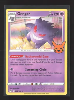 Pokemon Trick or Trade #066/196 Holo Rare Gengar - Image 1