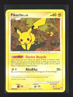 Pokemon Mysterious Treasures #94/123 Common Pikachu - Image 1