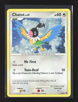 Pokemon Diamond and Pearl Promos #DP14 Promo,Holo Chatot - Image 1