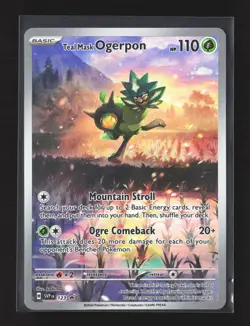 Pokemon SV: Scarlet & Violet Promo Cards #123 Promo,Holo Teal Mask Ogerpon - Image 1