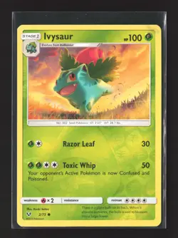 Pokemon Shining Legends #2/73 Reverse Holo Ivysaur - Image 1