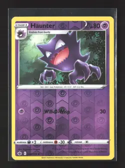 Pokemon SWSH06: Chilling Reign #056/198 Reverse Holo Haunter - Image 1